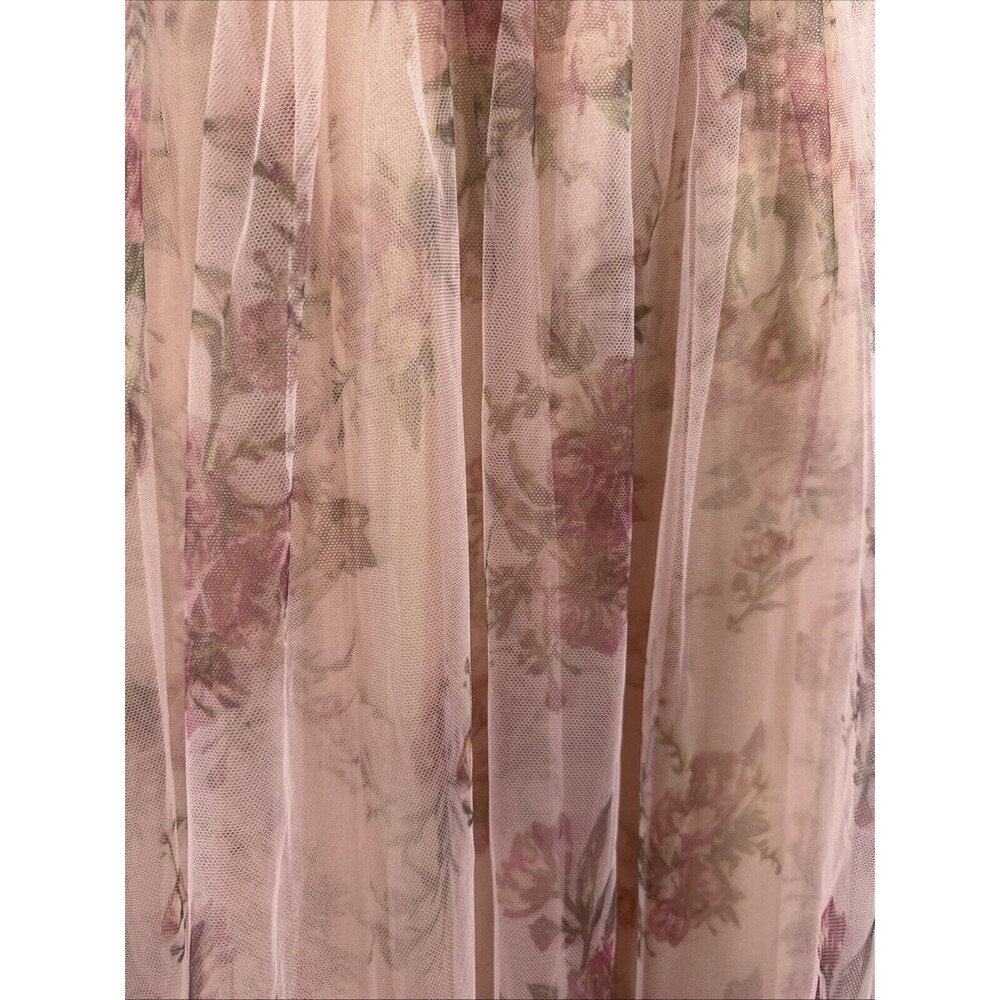 Marchesa Pink Floral Maxi Dress - Picture 13 of 13
